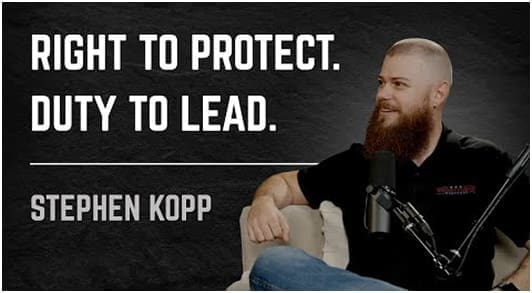 Right to Protect. Duty to lead. by Stephen Kopp
